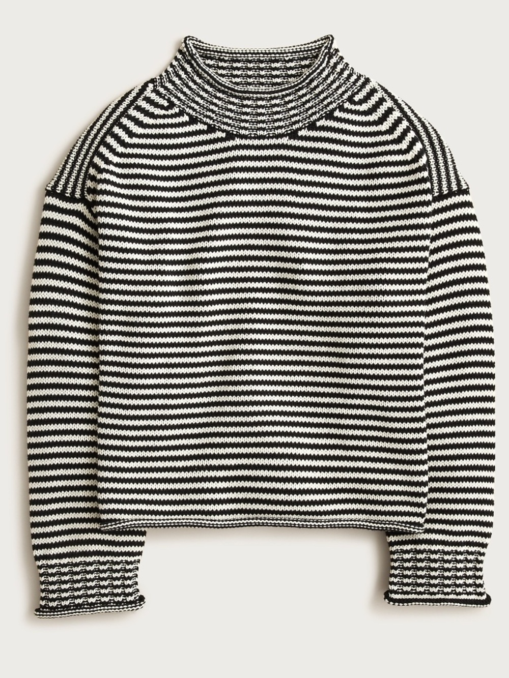 NWT J.Crew 2025 Rollneck Sweater in Stripe